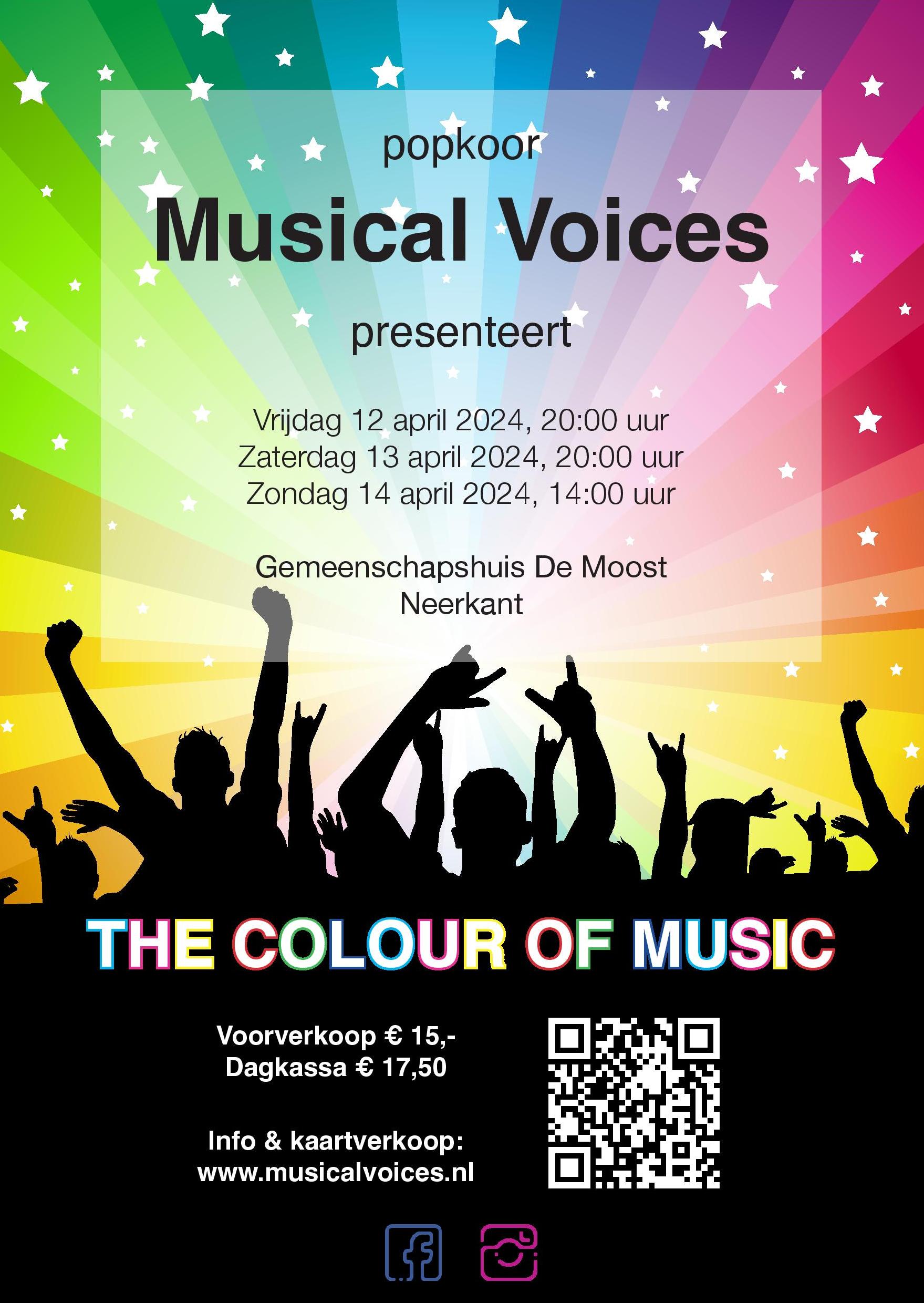 Poster concert "The Colour of Music